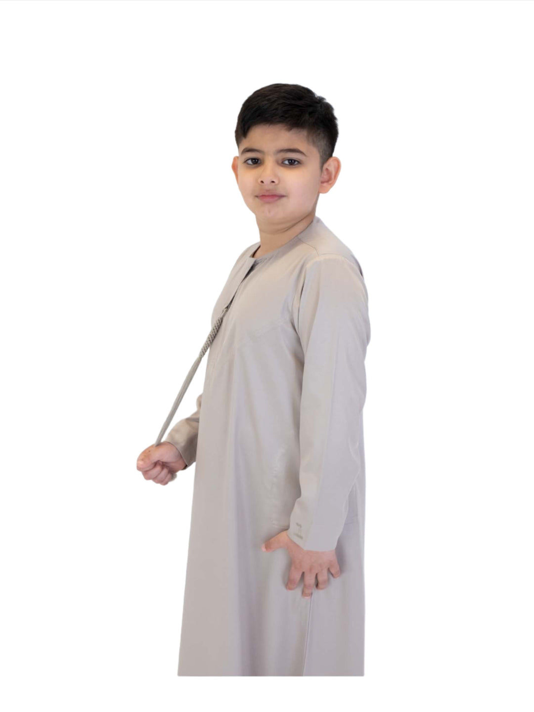 Islamic Impressions Boy's Silky Thobe With Tassel