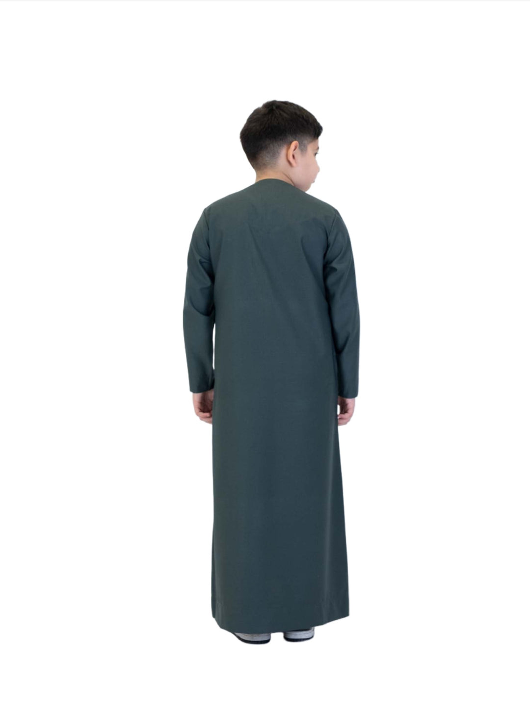 ثوب عماني للأولاد من الانطباعات الإسلامية مع شرابة - كم طويل