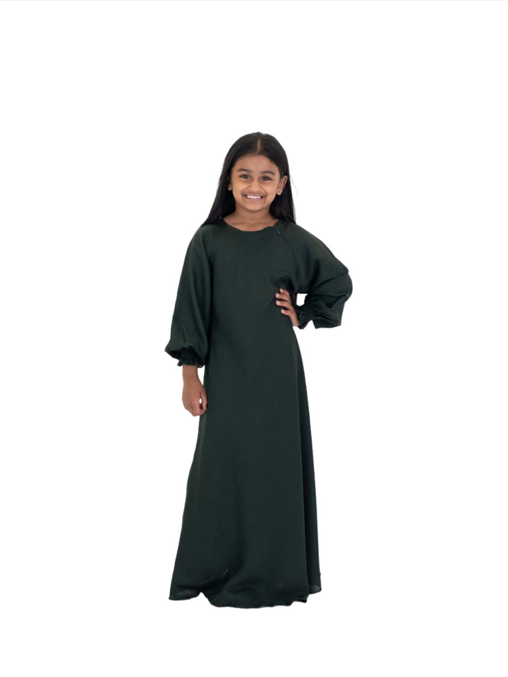 Girls Side Zip Abaya