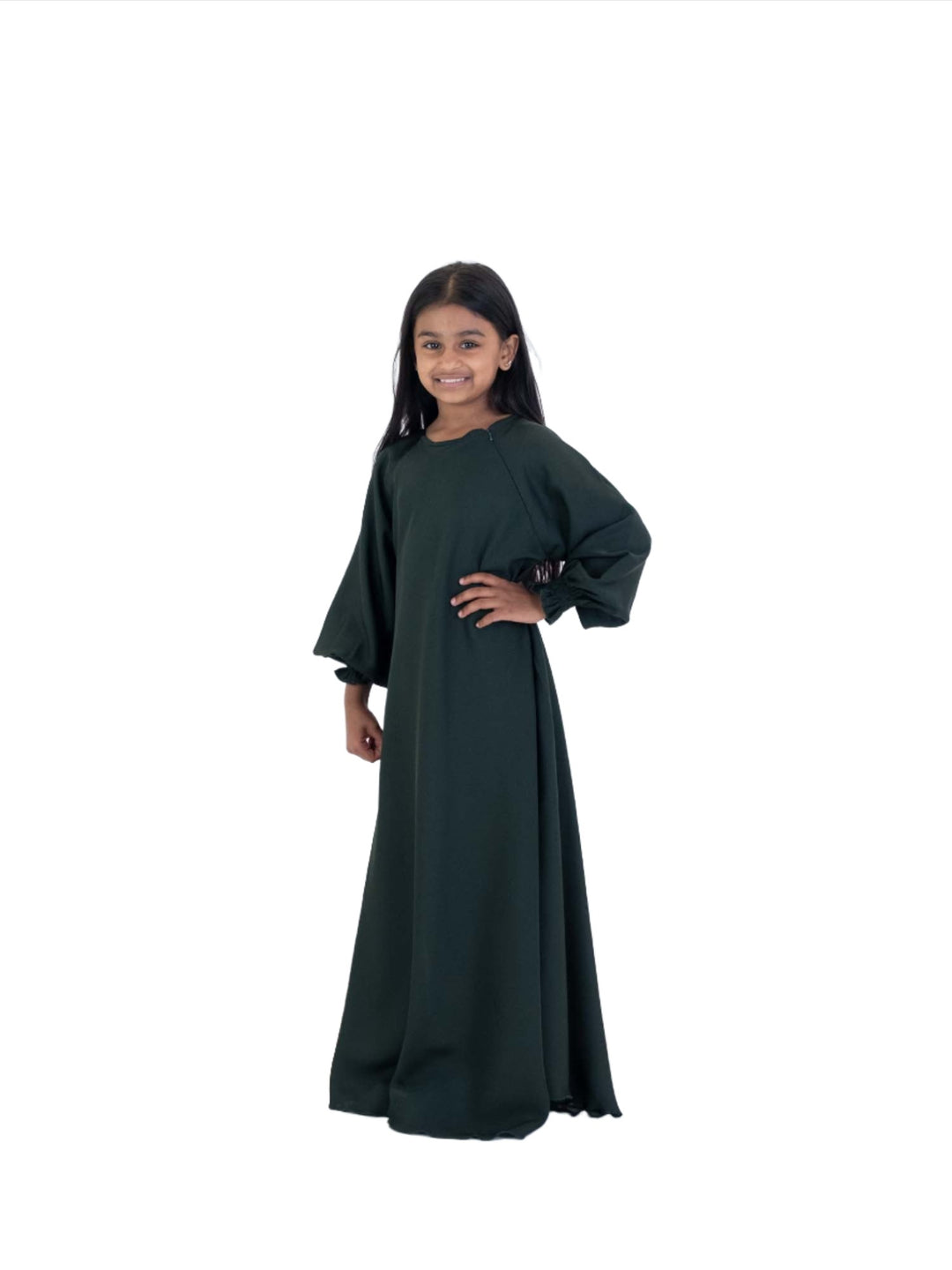 Girls Side Zip Abaya