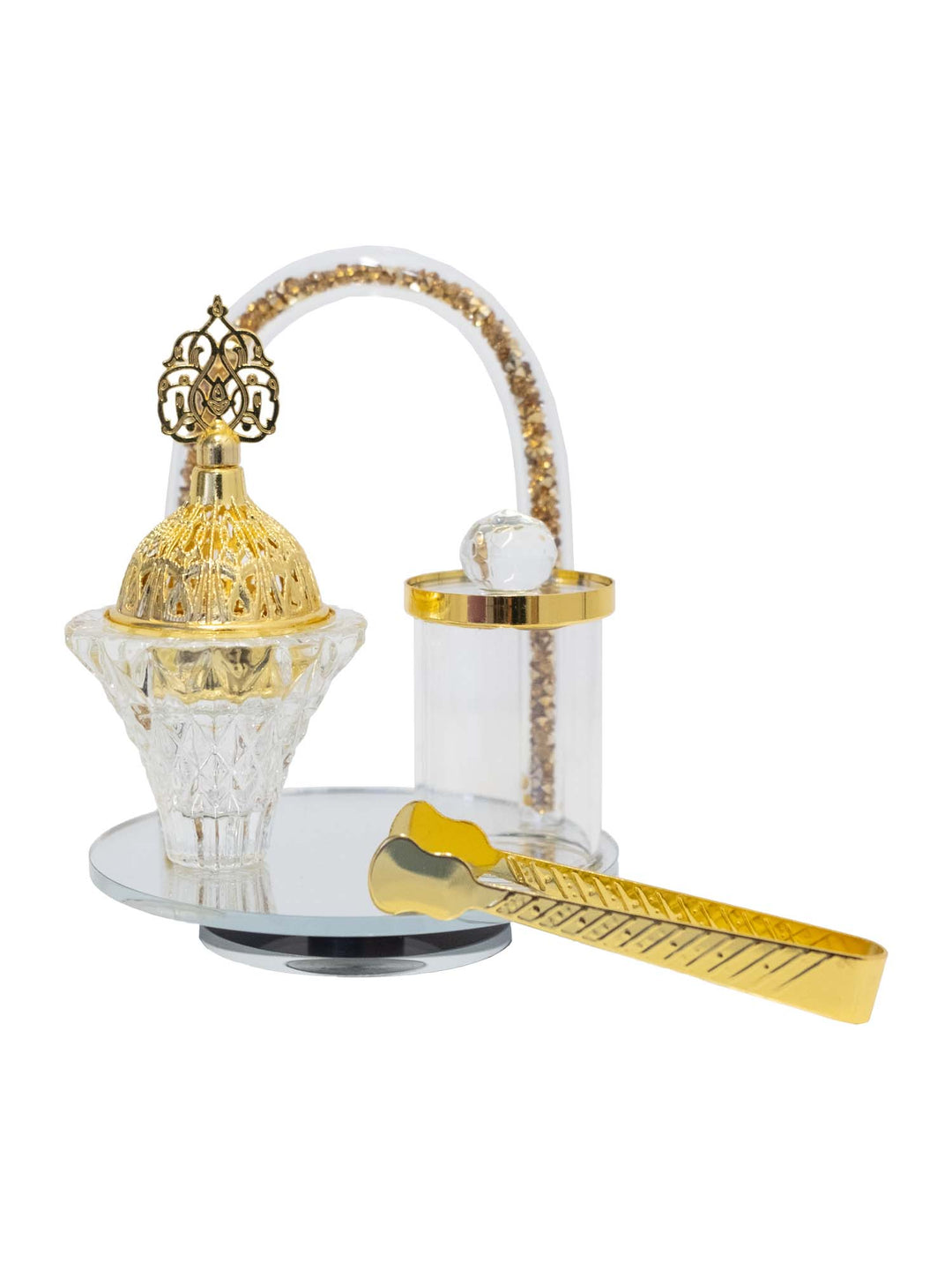 Crystal Bakhoor Burner Set