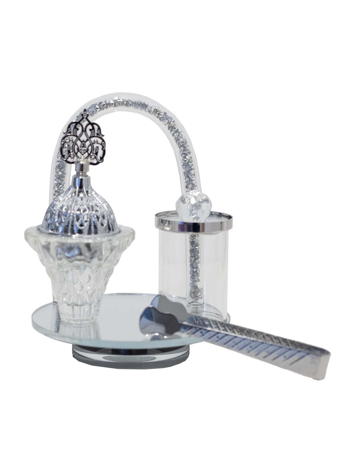 Crystal Bakhoor Burner Set