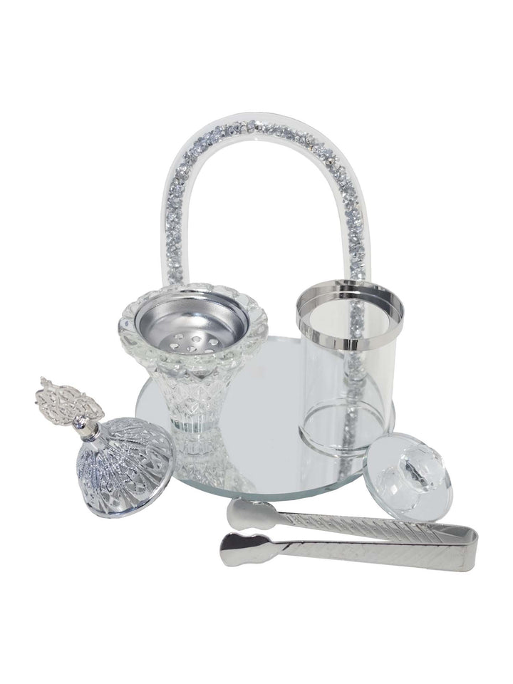 Crystal Bakhoor Burner Set