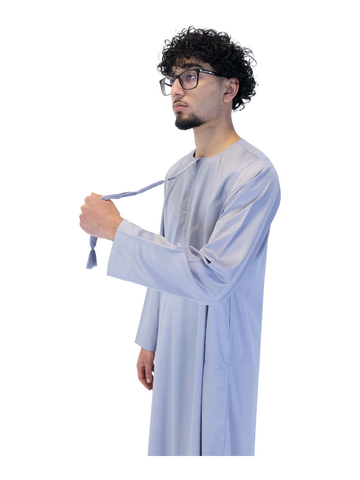 Islamic Impressions Silky Thobe With Tassel