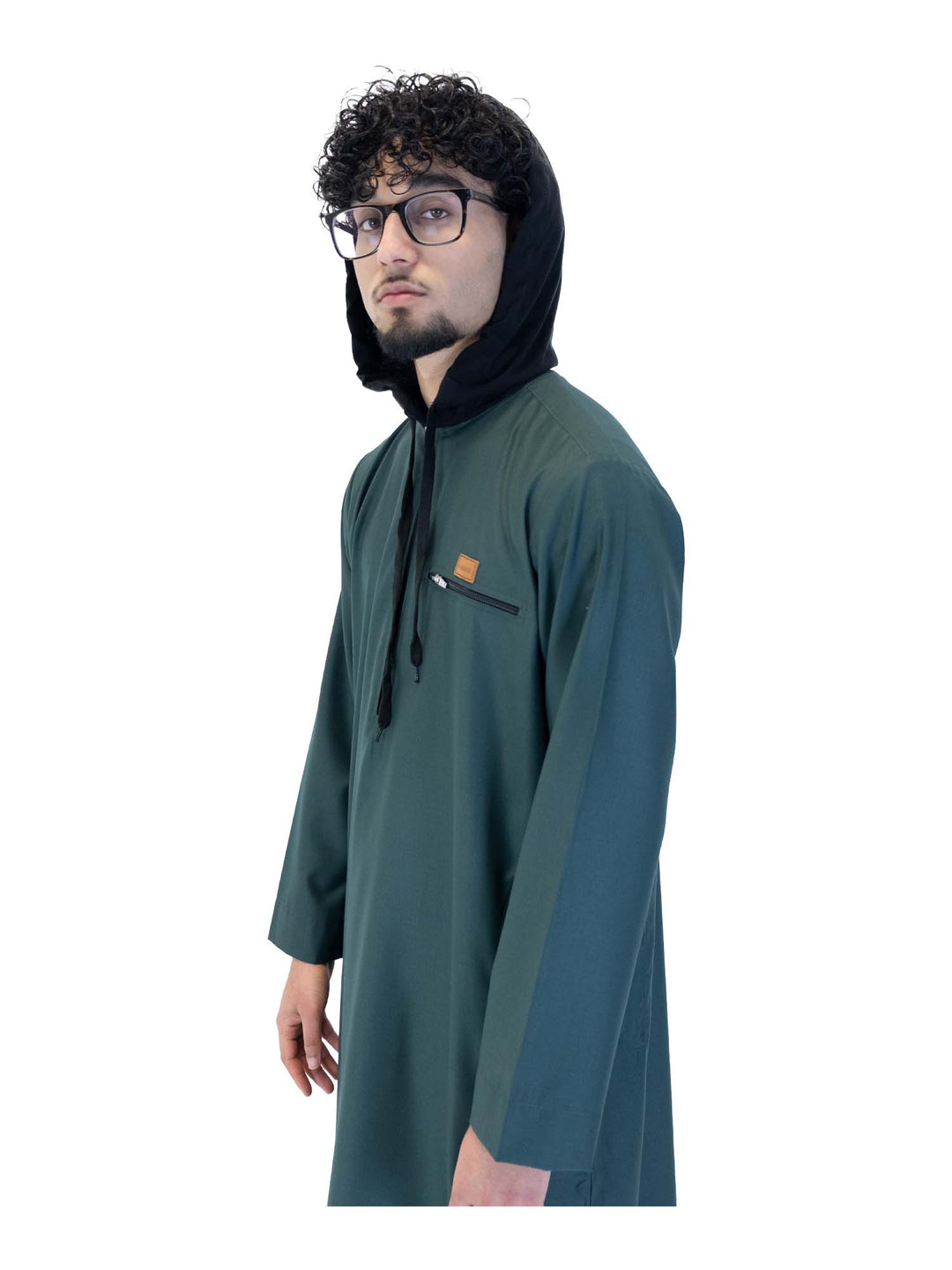 Urban Hoody Thobe - Dark Green