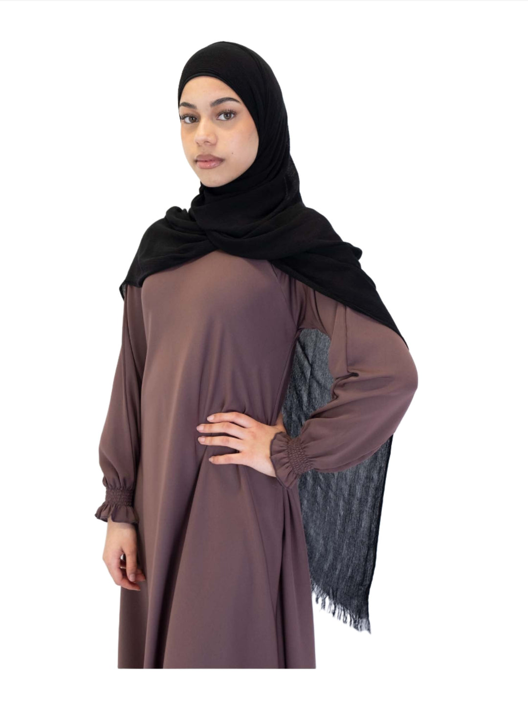 Side Zip Abaya