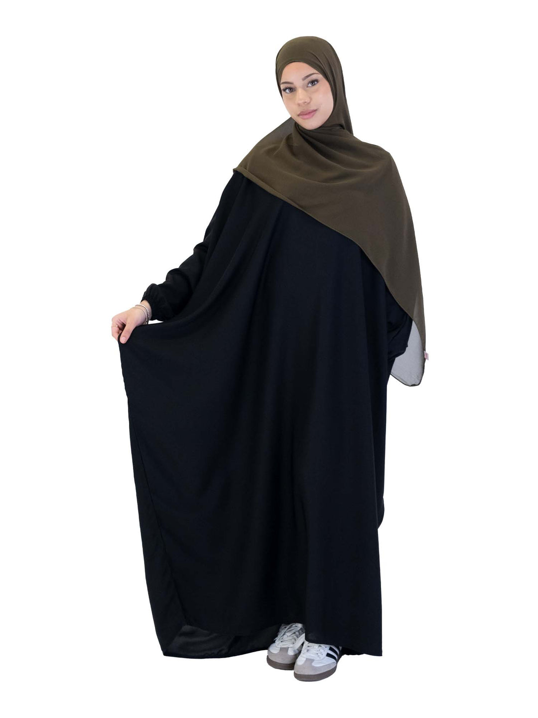 Cuffed Batwing Abaya