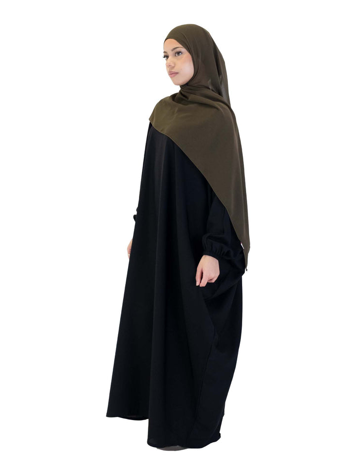 Cuffed Batwing Abaya