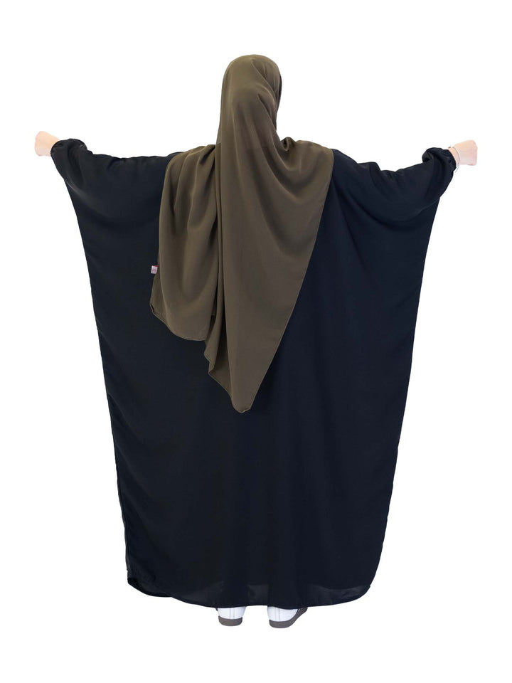 Cuffed Batwing Abaya