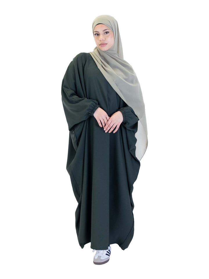 Cuffed Batwing Abaya