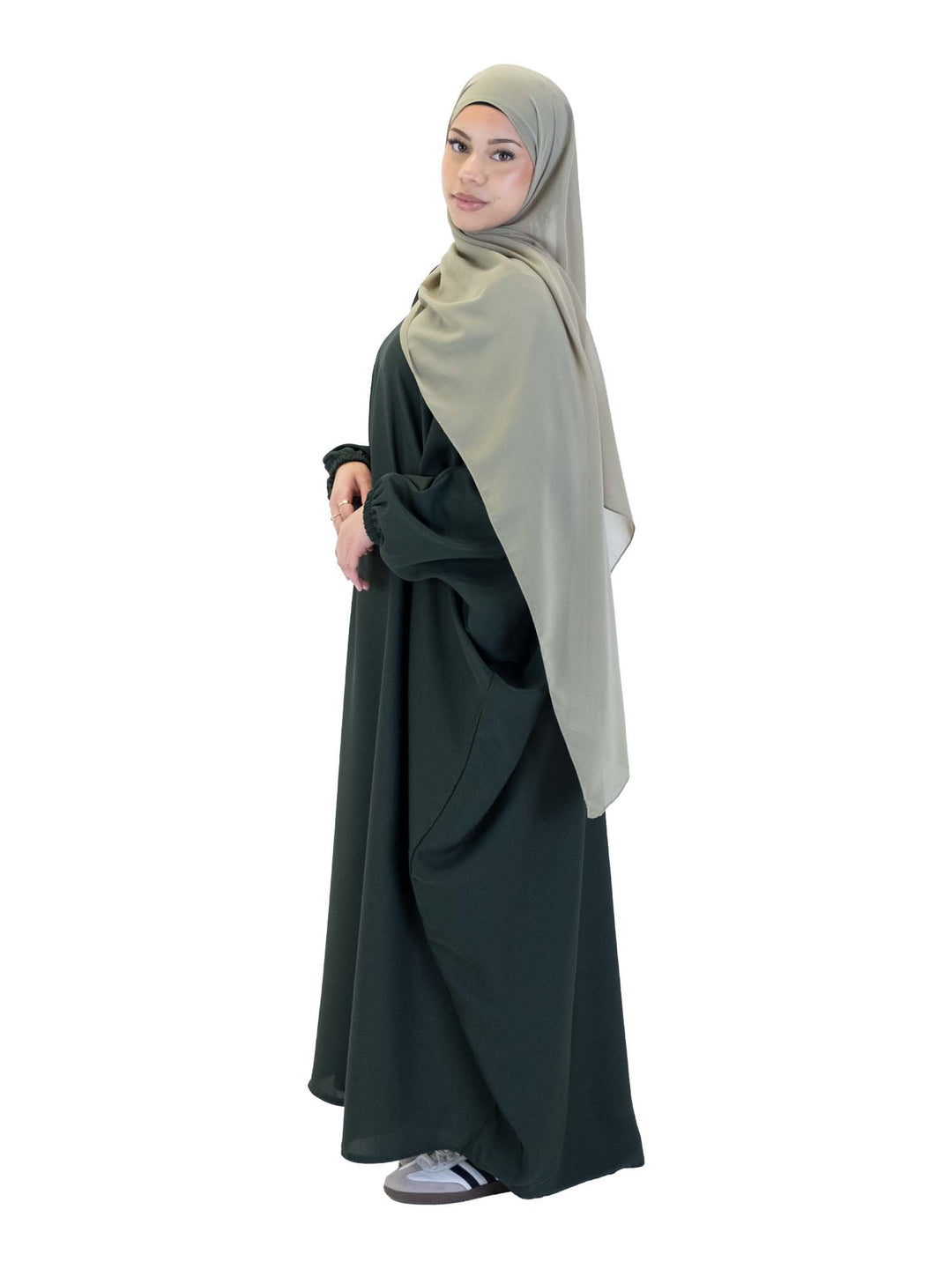 Cuffed Batwing Abaya