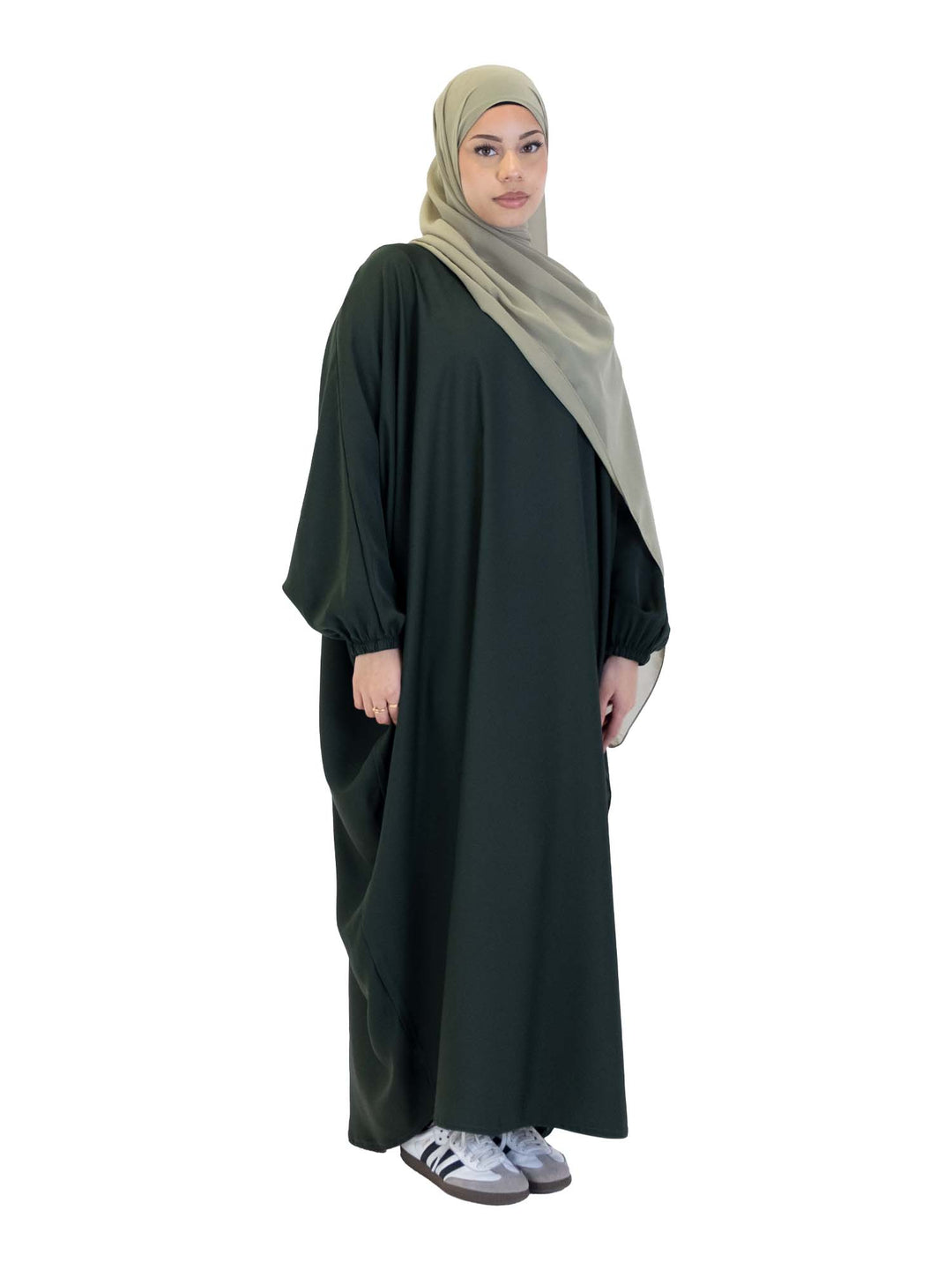 Cuffed Batwing Abaya