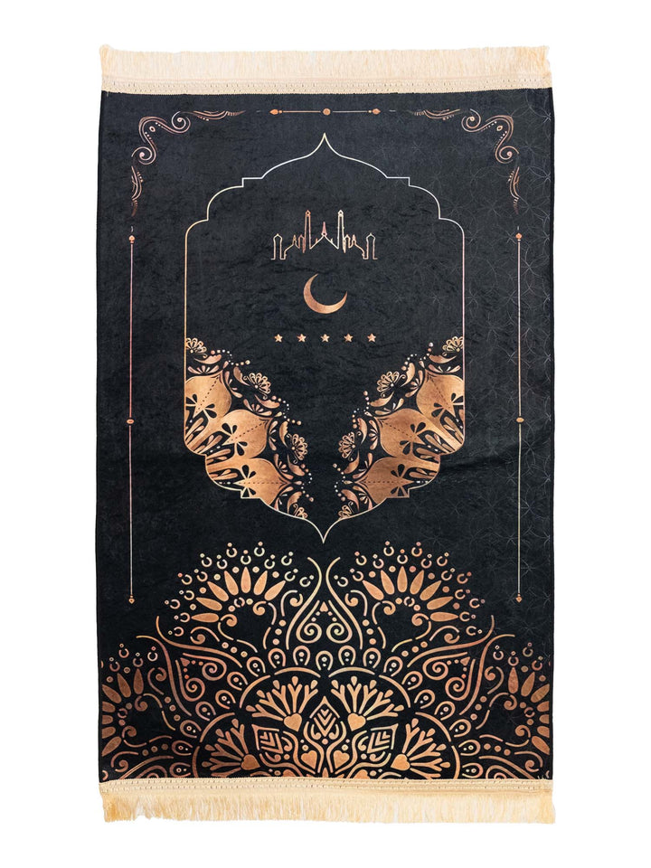 Black Moon/Stars Prayer Mat