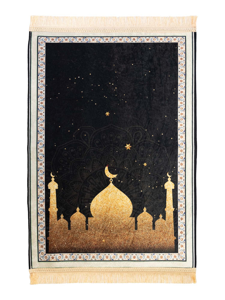 Black Masjid Prayer Mat