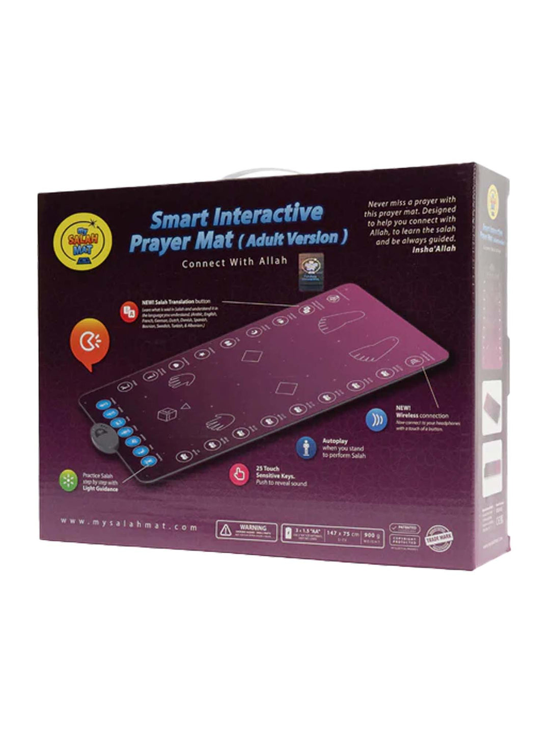 My Salah Mat - Smart Interactive Prayer Mat (Adult Version)